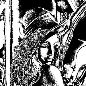 第5位上的二值图