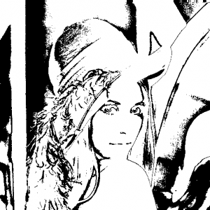 第6位上的二值图